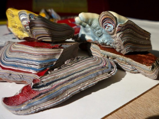 Illustration for article titled The Beautiful Stones Created By Layers of Car Paint
